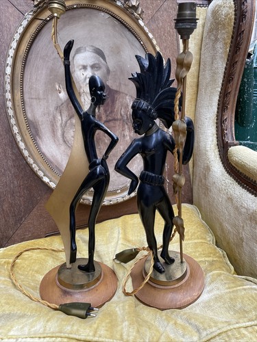 Paire lampes art déco - lampes, style