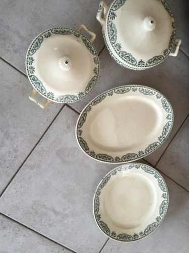 Soupière légumier plat - soupière,légumier,,