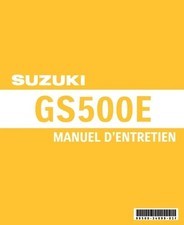 MANUEL ATELIER REVUE RÉPARATION PDF SUZUKI GS500E 1989 - 1999