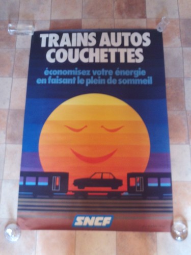 Affiche originale sncf - originale, 1980