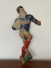 Tôle / Plaque Publicitaire  Vall-Oil Egda Rugby - Pin-up (non Émaillée)