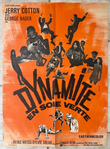 Dynamite soie verte affiche - dynamite,