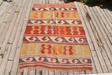 Tapis turc 3'x6' tissé à la