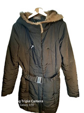 Doudoune longue noire - , –