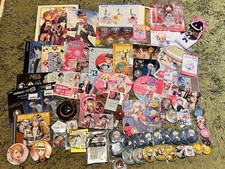 Porte-clés acrylique, insigne en étain figurine Uta No Prince Sama, etc. lot ...