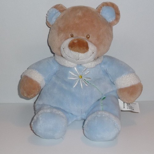 Doudou ours kiabi - ours, bleu