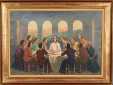 HENRI LAFFITE (1885-1977) ELEVE DE RODIN / LA CENE VERS 1940 (281)