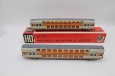 2x Jouef 5082 HO Voiture Voyageur 2 Etages BDe Train de Banlieue Lot