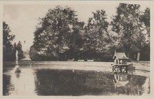 carte postale LUNEVILLE - Les bosquets - Le bassin des cygnes