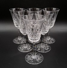 Service de six verres à vin