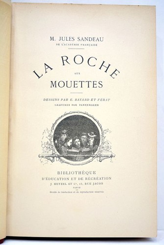 Livre ancien sandeau - sandeau, la