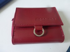 porte monnaie Rodier simili cuir rouge vintage comme neuf 