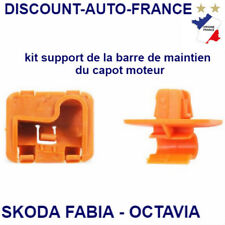 Clips attache barre de capot SKODA FABIA SKODA OCTAVIA KIT 2 PIECES
