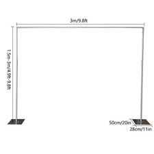 Heavy Duty Pipe Drape Kit