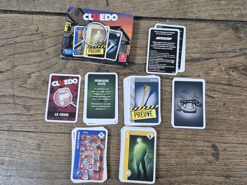 Jeu société cluedo - jeu, de
