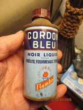 Ancien Bidon Boite pleine Noir