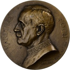 France, Médaille, F. Foch