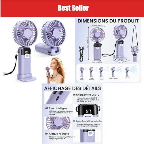 Mini ventilateur portable - ventilateur,