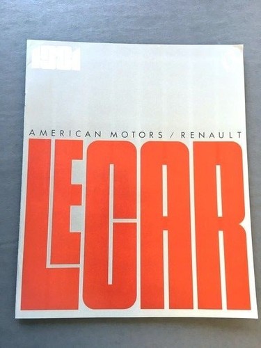 1981 renault lecar original - lecar, r5