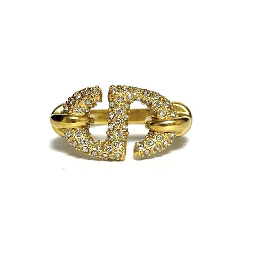 Bague christian dior strass - bague,