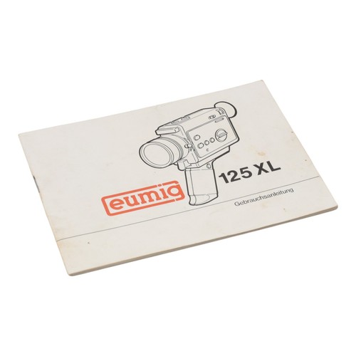 Eumig 125 manuel - eumig, xl