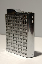 Briquet Flamidor vintage piézo argenté - Étincelle OK