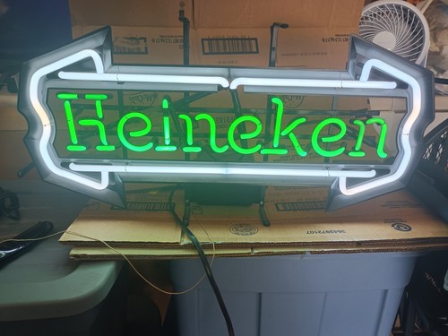 Heineken beer lighted neon - beer,
