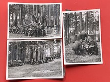 3 x photo, ww2, les roues sont