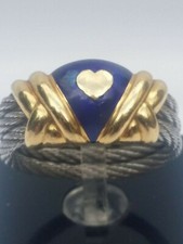 Bague Fred or et acier