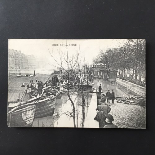 Cpa paris inondations janvier - inondations,