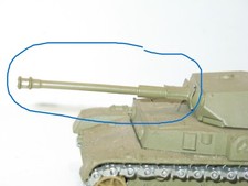 SOLIDO, canon long d'origine en métal pour le char panzer IV militaire