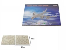 Puzzle 3D En Bois Avion De Ligne Modèle Modélisme Collection Jeu Enfants DFH