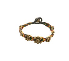 Bracelet brésilien amitié fil de coton tresse Charme Jamaïque Rasta  8221