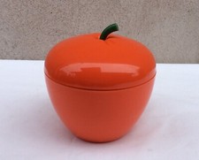 SEAU A GLACONS POMME - ANCIEN - VINTAGE - DECORATION