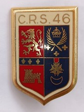 Insigne   De La CRS 46 fabricant Delsart 