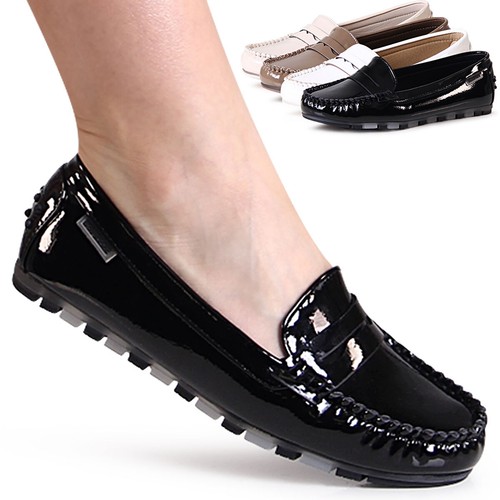Ballerines vernis pour - en,