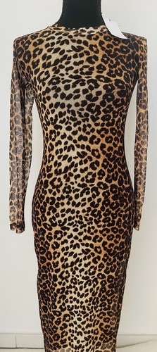 Robe midi léopard mango - robe,