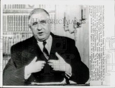 1961 Press Photo French Pres