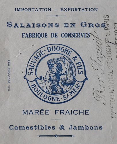 Traite facture 1927 salaisons - traite,