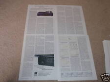 Sony CDP-Xa7ES Lecteur CD Review, 1996,4 Pgs , Complet Test