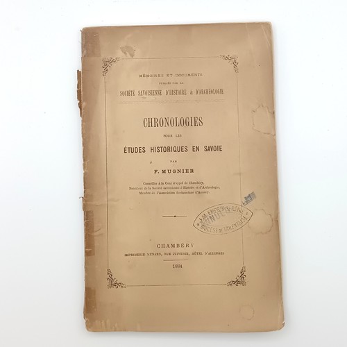 Chronologie pour les - , études