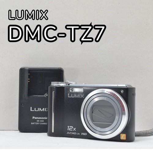 Lumix dmc tz7 noir avec - dmc-tz7,