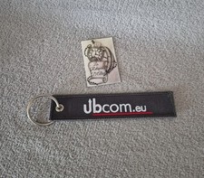 Porte-clés tissu Ubcom.eu remove before flight