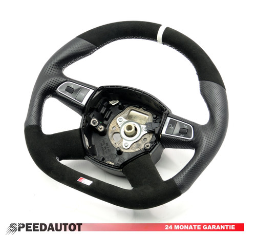 Volant cuir plat pour - volant,
