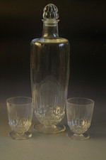 CARAFE EN VERRE ART DECO RENE