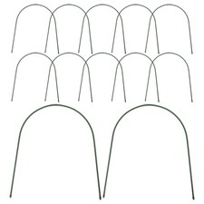  Lot de 10 arceaux de jardin pour serre tunnel – Support de couverture de serre