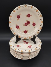 10 assiettes plates Longwy