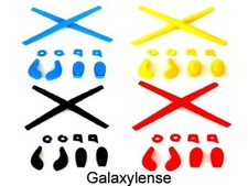 Earsocks Nez Tampons Caoutchouc Kits Oakley Juliet,Penny,Mars Noir/Bleu / Red /