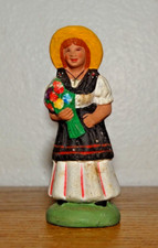 Santon de Provence Escoffier La Fleuriste 7 cm