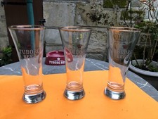 Lot de 3 verres vintage tuborg